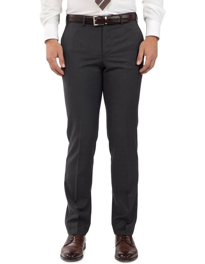 Machine Washable Charcoal Jett Trouser F2042