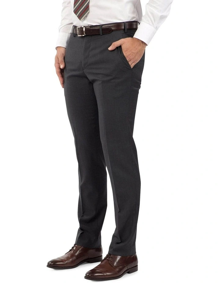 Machine Washable Charcoal Jett Trouser F2042