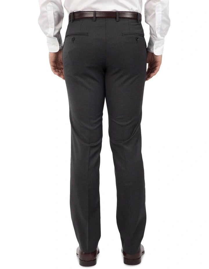 Machine Washable Charcoal Jett Trouser F2042
