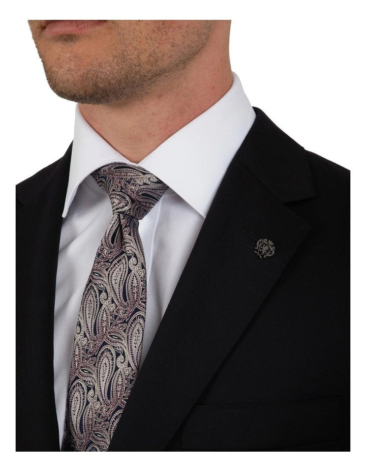 Modern Fit Morse Black Suit Jacket FMG100