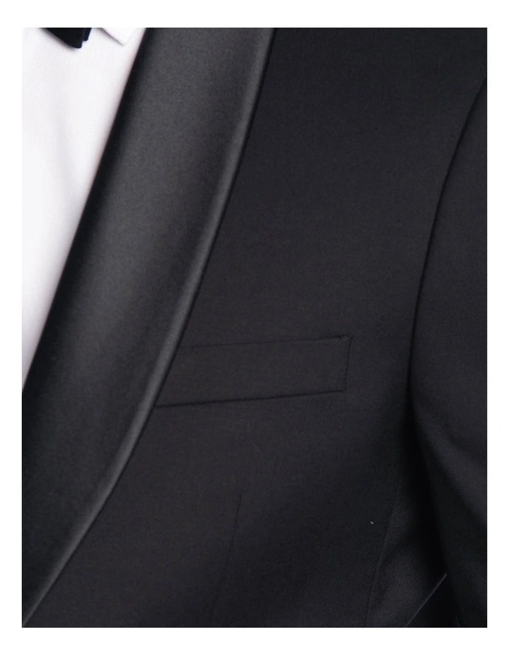 Modern Fit Stirling Black Dinner Jacket FMG100