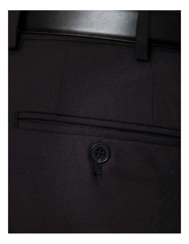Modern Fit Interceptor Black Suit Trouser FMG100