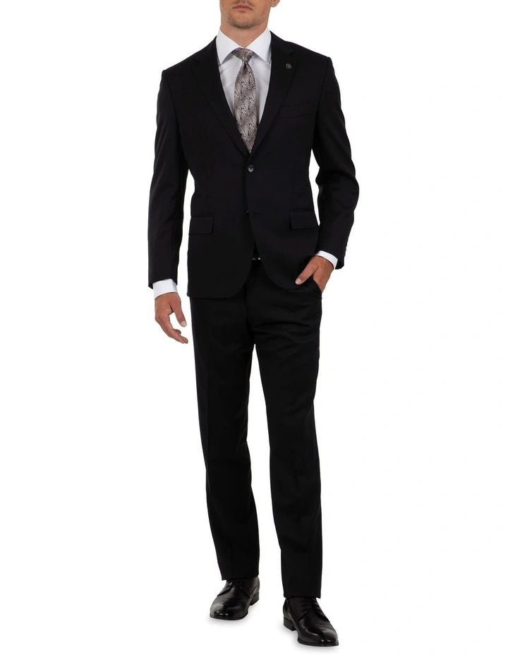 Modern Fit Morse Black Suit Jacket FMG100