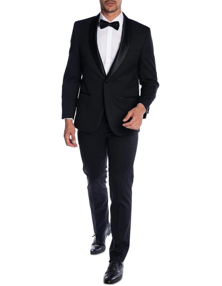 Modern Fit Stirling Black Dinner Jacket FMG100