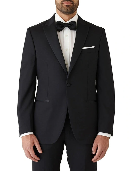 Modern Fit Pickford Tuxedo Jacket Black