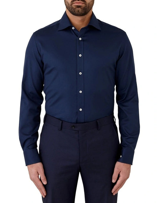 Bentleigh Modern Fit Shirt in Navy
