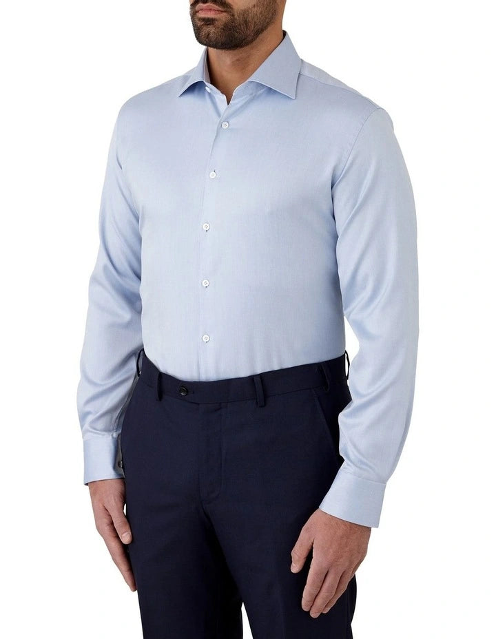 Bentleigh Modern Fit Shirt in Light Blue