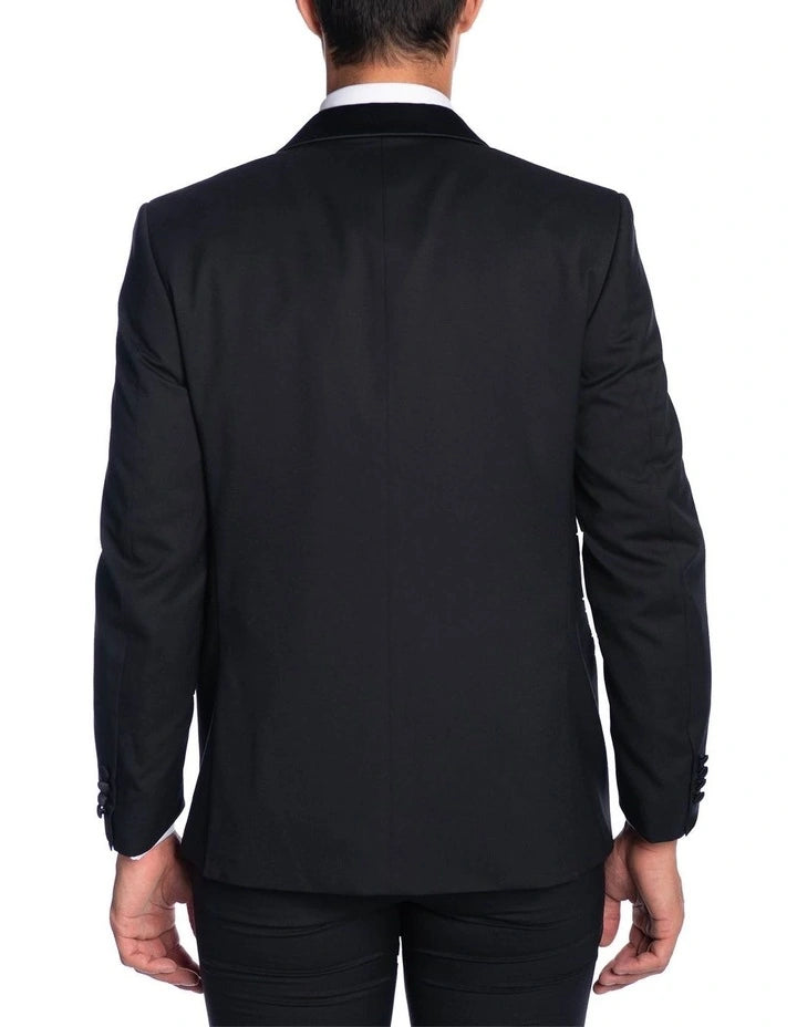 Modern Fit Stirling Black Dinner Jacket FMG100